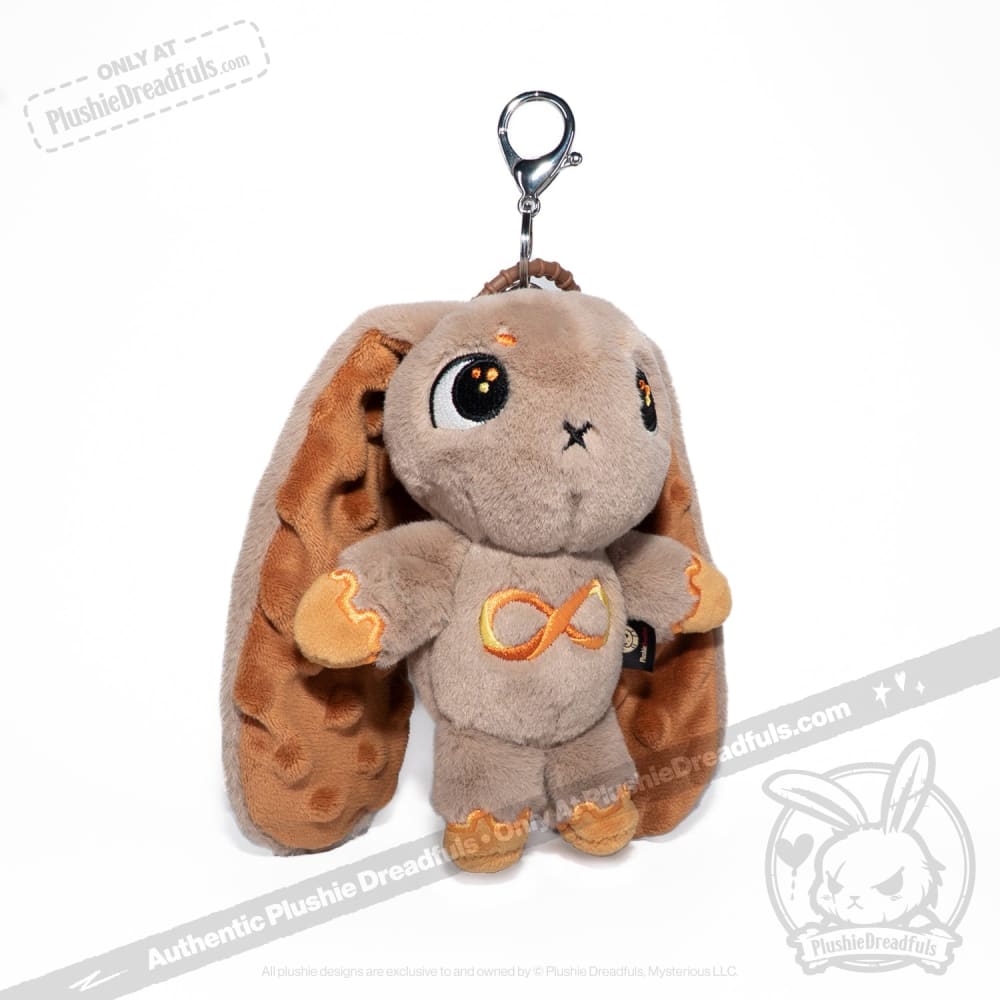 Plushie Dreadfuls - Gold Autism Rabbit Plush Keychain Accessory Keychain