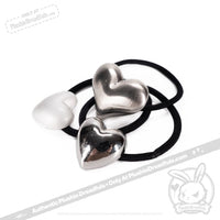 Load image into Gallery viewer, Plushie Dreadfuls - Goth Girl 3 Heart Bracelet Set
