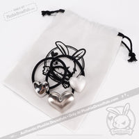 Load image into Gallery viewer, Plushie Dreadfuls - Goth Girl 3 Heart Bracelet Set
