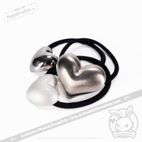 Load image into Gallery viewer, Plushie Dreadfuls - Goth Girl 3 Heart Bracelet Set
