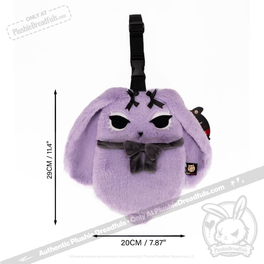 Plushie Dreadfuls - Goth Rabbit Crossbody Bag