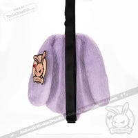 Load image into Gallery viewer, Plushie Dreadfuls - Goth Rabbit Crossbody Bag
