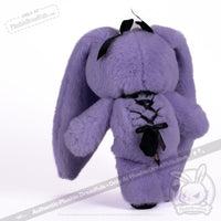 Load image into Gallery viewer, Plushie Dreadfuls - Goth Rabbit Plush Stuffed Animal Plush
