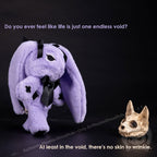 Plushie Dreadfuls - Goth Rabbit Plush Stuffed Animal Plush
