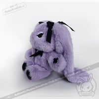 Load image into Gallery viewer, Plushie Dreadfuls - Goth Rabbit Plush Stuffed Animal Plush
