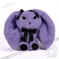 Load image into Gallery viewer, Plushie Dreadfuls - Goth Rabbit Plush Stuffed Animal Plush
