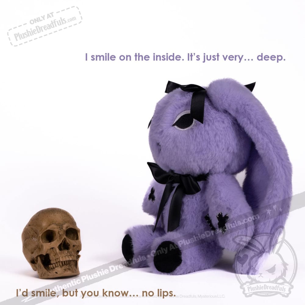 Plushie Dreadfuls - Goth Rabbit Plush Stuffed Animal Plush
