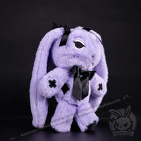 Load image into Gallery viewer, Plushie Dreadfuls - Goth Rabbit Plush Stuffed Animal Plush
