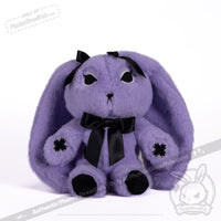Load image into Gallery viewer, Plushie Dreadfuls - Goth Rabbit Plush Stuffed Animal Plush
