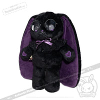 Load image into Gallery viewer, Plushie Dreadfuls - Goth Shy Rabbit - Plush Stuffed Animal plush
