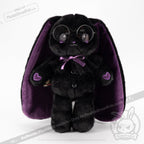 Plushie Dreadfuls - Goth Shy Rabbit - Plush Stuffed Animal plush