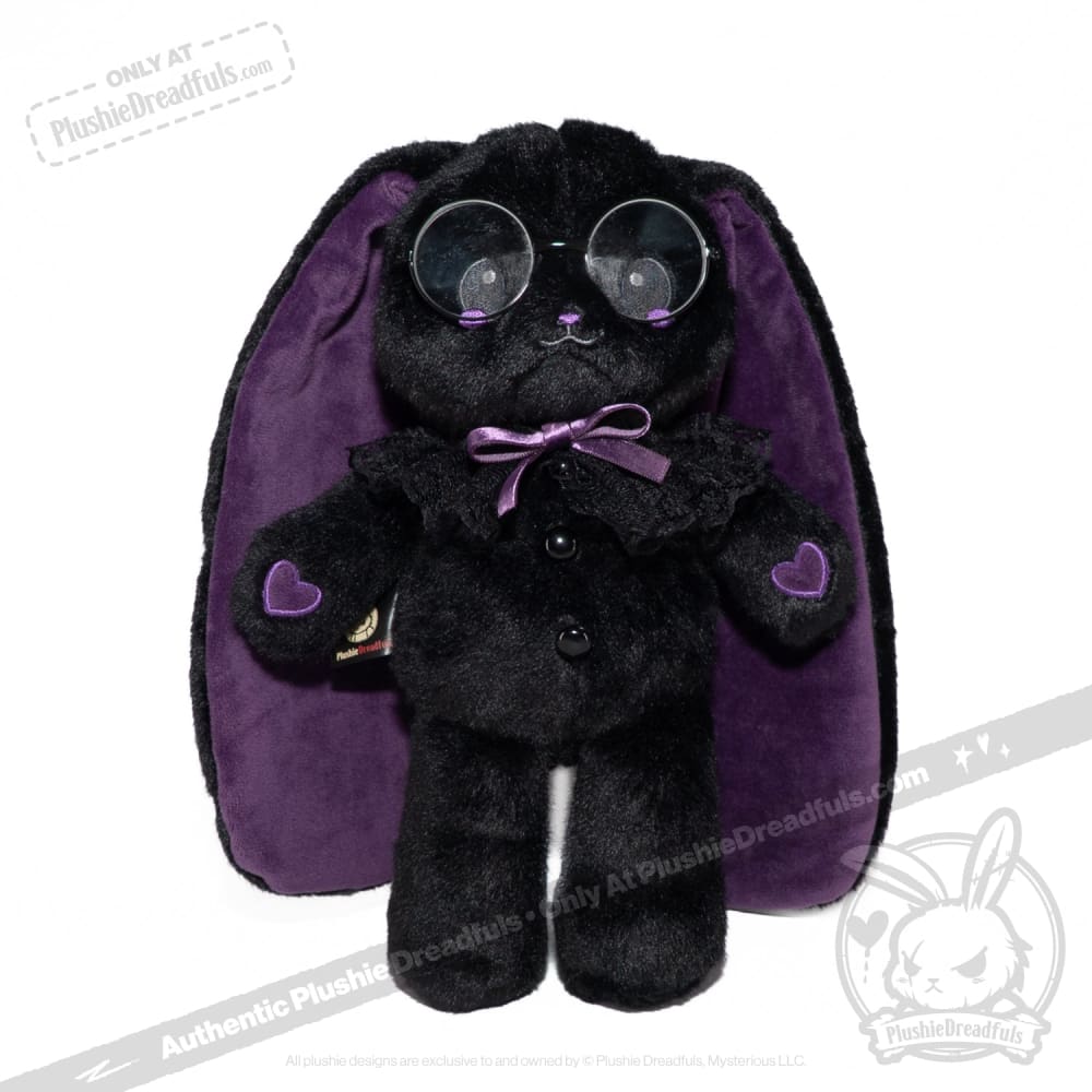 Plushie Dreadfuls - Goth Shy Rabbit - Plush Stuffed Animal plush