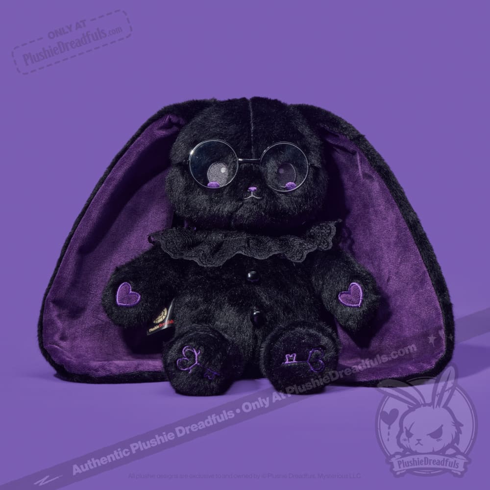 Plushie Dreadfuls - Goth Shy Rabbit - Plush Stuffed Animal plush