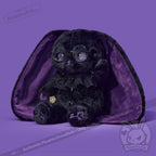 Plushie Dreadfuls - Goth Shy Rabbit - Plush Stuffed Animal plush