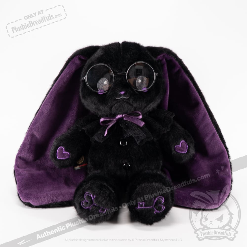 Plushie Dreadfuls - Goth Shy Rabbit - Plush Stuffed Animal plush