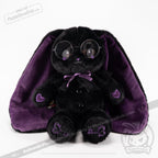 Plushie Dreadfuls - Goth Shy Rabbit - Plush Stuffed Animal plush