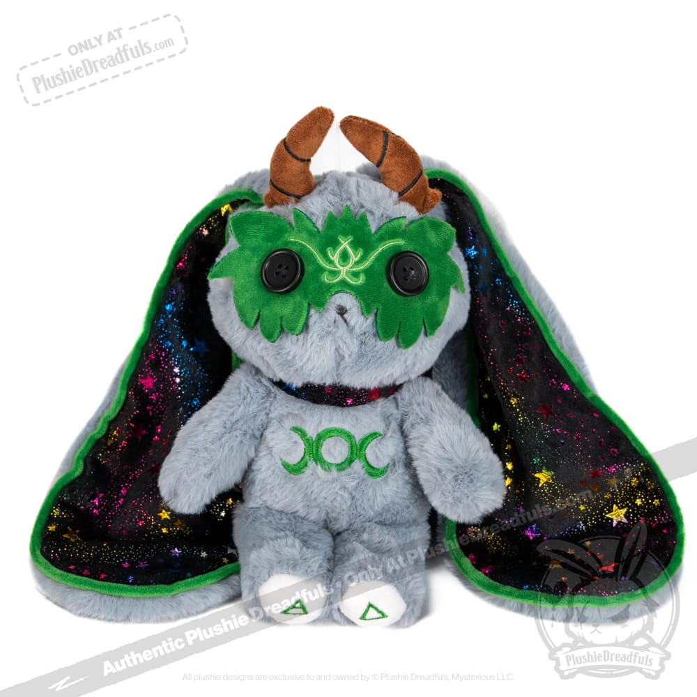 Plushie Dreadfuls - Grey Witch Rabbit - Plush Stuffed Animal - Mysterious