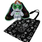 Plushie Dreadfuls - Grey Witch Rabbit - Plush Stuffed Animal - Mysterious