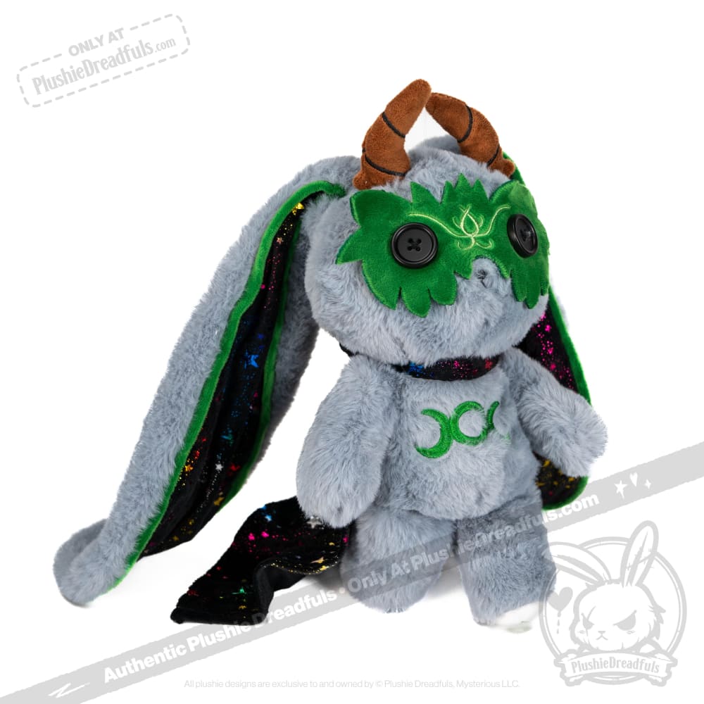 Plushie Dreadfuls - Grey Witch Rabbit - Plush Stuffed Animal