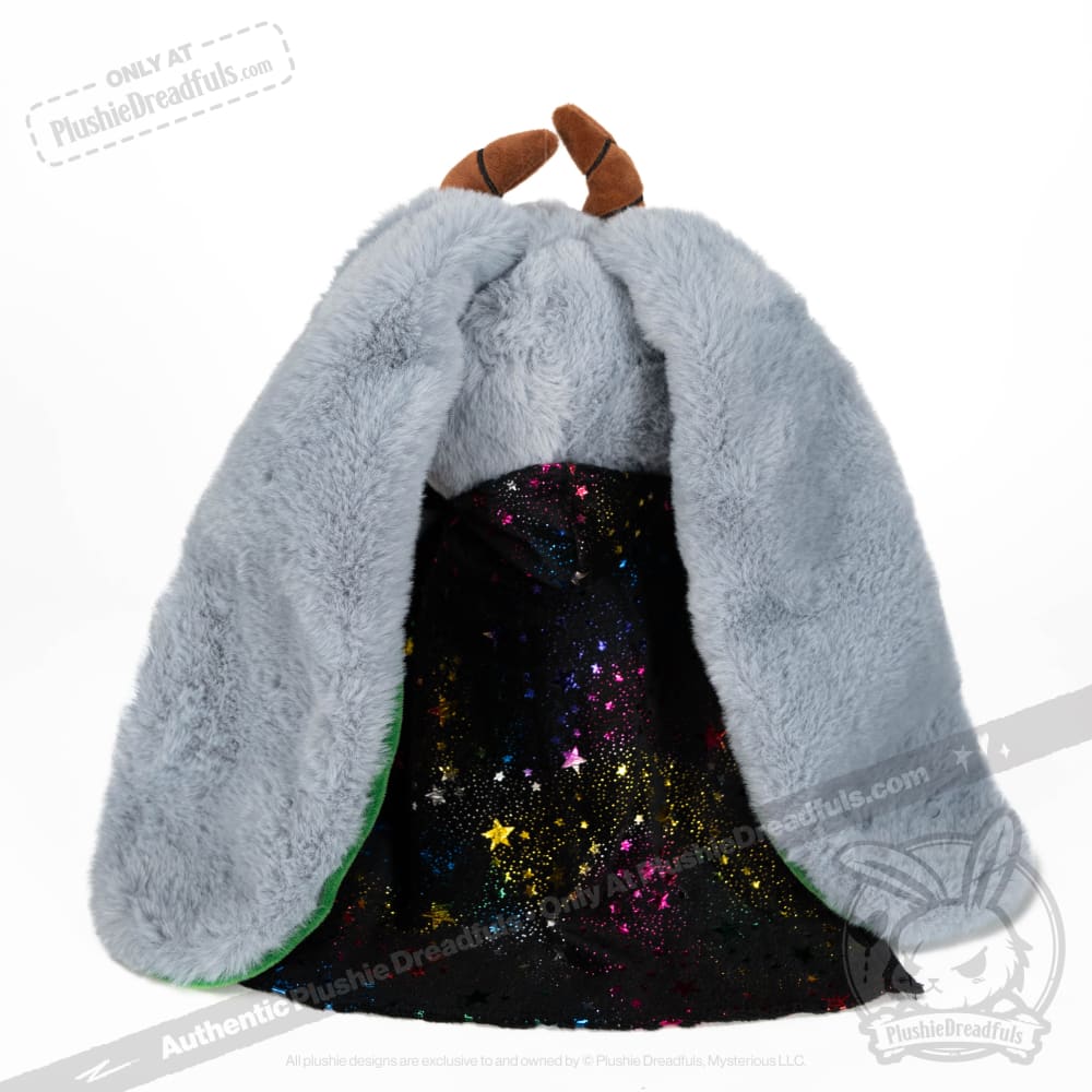 Plushie Dreadfuls - Grey Witch Rabbit - Plush Stuffed Animal - Mysterious