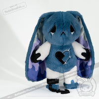 Load image into Gallery viewer, Plushie Dreadfuls - Grief Rabbit- Plush Stuffed Animal Toy
