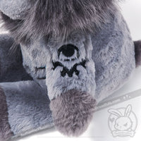 Load image into Gallery viewer, Plushie Dreadfuls - Grudge the Lionhead Rabbit - Plush Stuffed Animal toy
