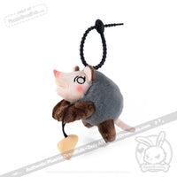 Load image into Gallery viewer, Plushie Dreadfuls - Hangry Pizza Opossum Plush Keychain Keychain

