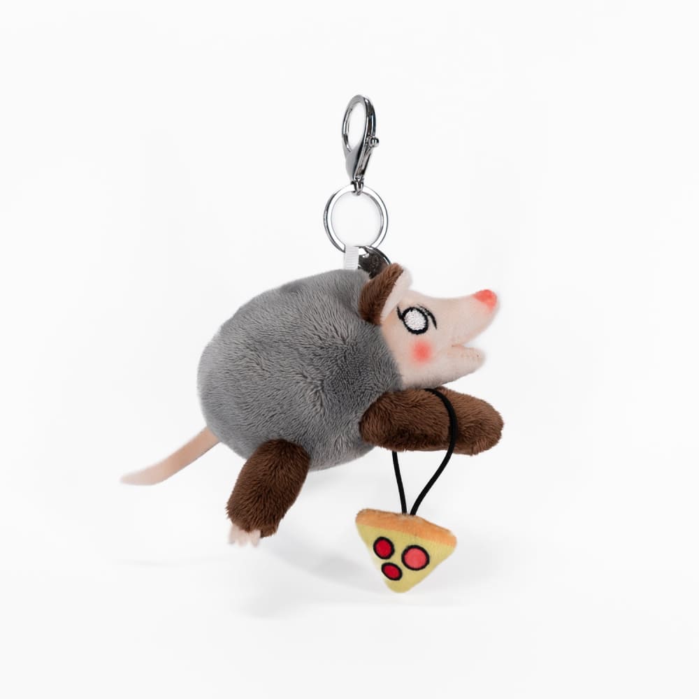 Plushie Dreadfuls - Hangry Pizza Opossum Plush Keychain Keychain