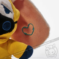 Load image into Gallery viewer, Plushie Dreadfuls Hazmat Worker Plush Keychain Accessory Keychain
