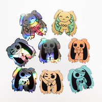 Load image into Gallery viewer, Plushie Dreadfuls Holographic Mood Stickers sticker
