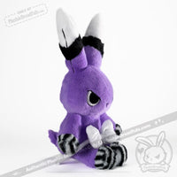 Load image into Gallery viewer, Plushie Dreadfuls - Hyperthyroidism Rabbit Plush Stuffed Animal Plush
