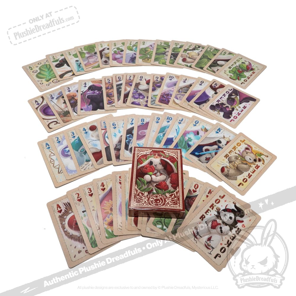 Plushie Dreadfuls - Illustrated Card Deck Love Rabbit Edition game