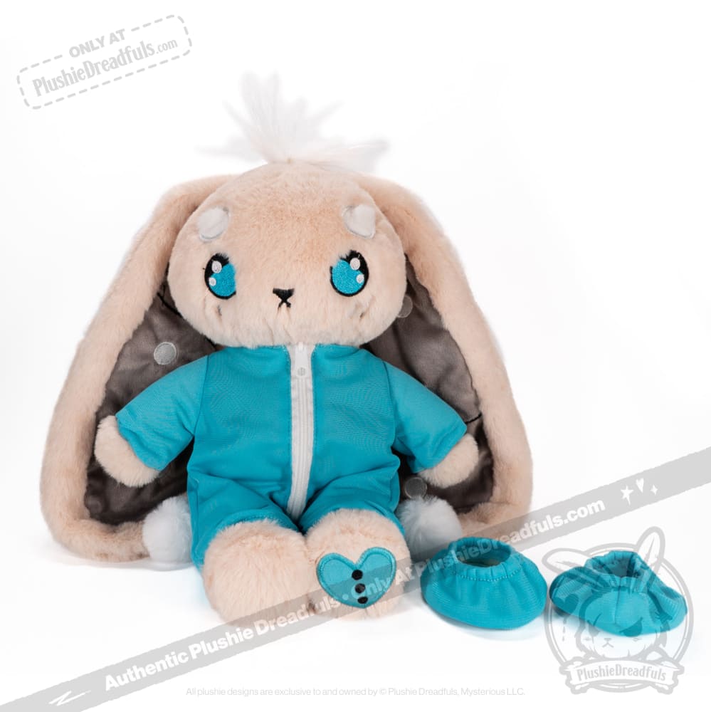 Plushie Dreadfuls - Immunocompromised Rabbit Plush Stuffed Animal Plush