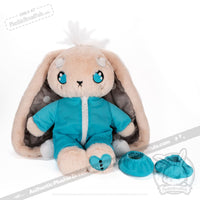 Load image into Gallery viewer, Plushie Dreadfuls - Immunocompromised Rabbit Plush Stuffed Animal Plush
