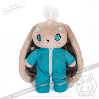Load image into Gallery viewer, Plushie Dreadfuls - Immunocompromised Rabbit Plush Stuffed Animal Plush
