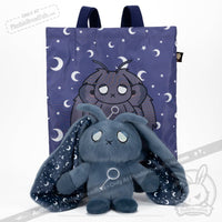 Load image into Gallery viewer, Plushie Dreadfuls - Insomnia Moth Rabbit Plush Stuffed Animal Plush
