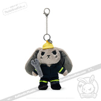 Load image into Gallery viewer, Plushie Dreadfuls Job Site Worker Plush Keychain Accessory Keychain
