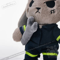 Load image into Gallery viewer, Plushie Dreadfuls Job Site Worker Plush Keychain Accessory Keychain
