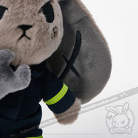 Load image into Gallery viewer, Plushie Dreadfuls Job Site Worker Plush Keychain Accessory Keychain
