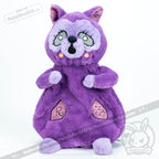 Plushie Dreadfuls -  Klepto Raccoon Plush Backpack - Mysterious