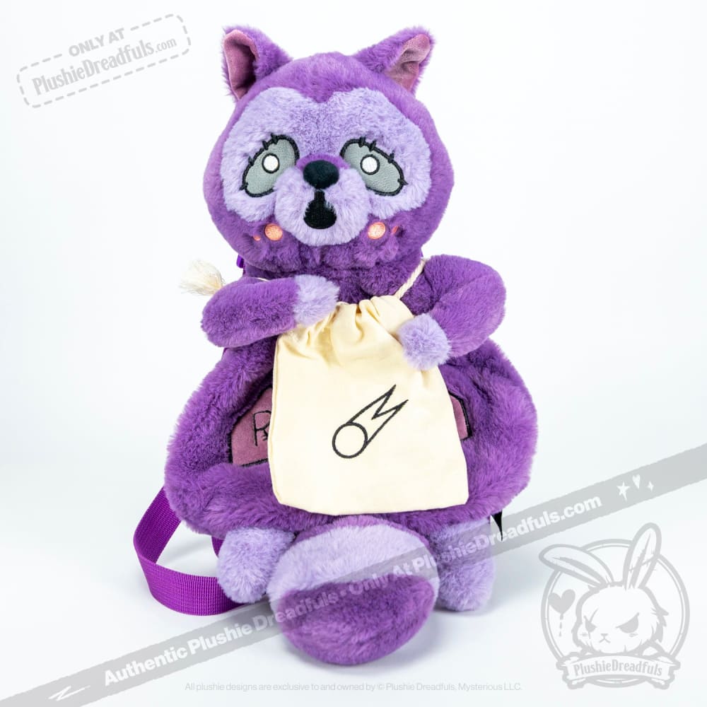 Plushie Dreadfuls - Klepto Raccoon Plush Backpack – Mysterious