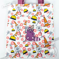 Load image into Gallery viewer, Plushie Dreadfuls -  Klepto Raccoon Plush Backpack - Mysterious
