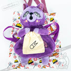 Plushie Dreadfuls -  Klepto Raccoon Plush Backpack - Mysterious