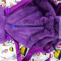 Load image into Gallery viewer, Plushie Dreadfuls -  Klepto Raccoon Plush Backpack - Mysterious
