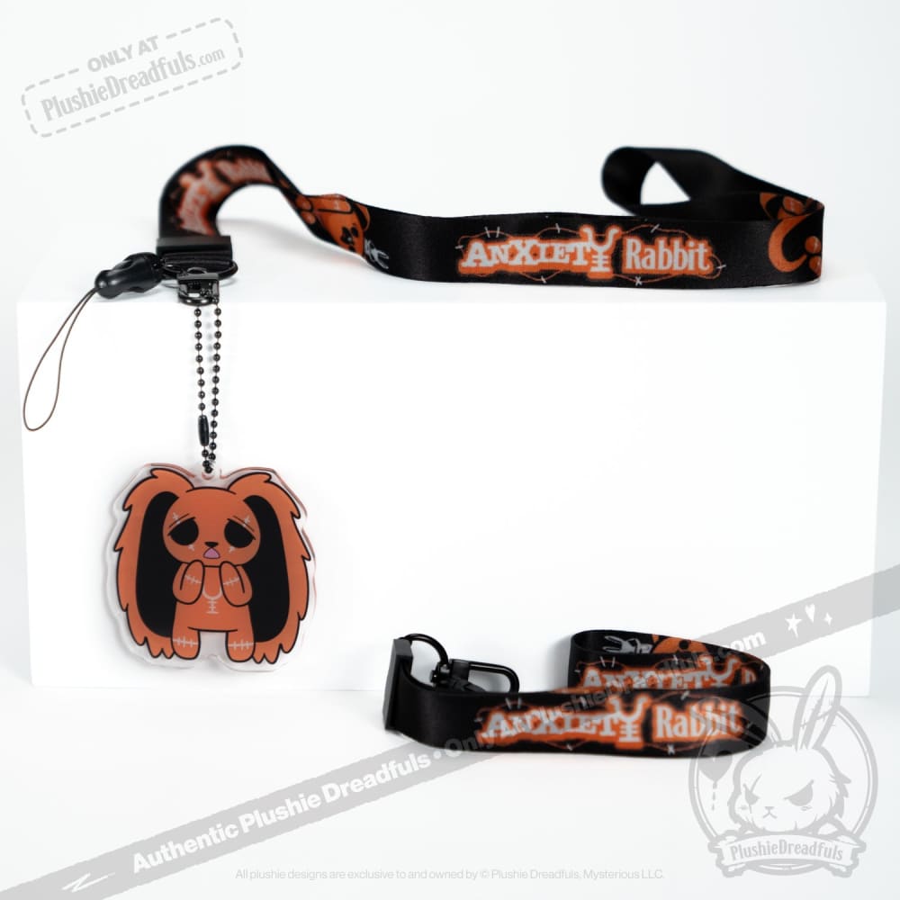 Plushie Dreadfuls Lanyard Strap Anxiety Keychain
