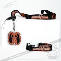 Load image into Gallery viewer, Plushie Dreadfuls Lanyard Strap Anxiety Keychain
