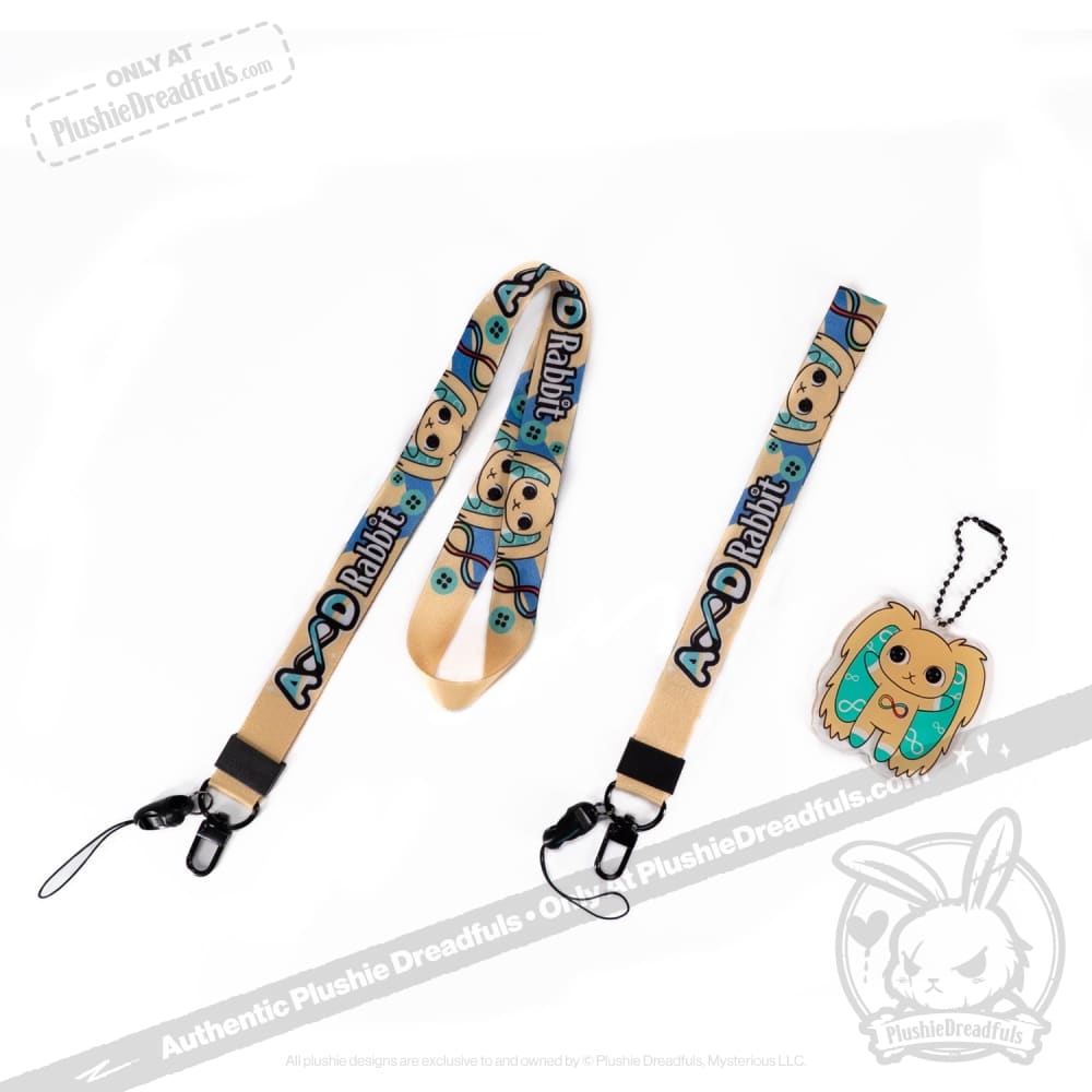 Plushie Dreadfuls Lanyard Strap Autism Keychain