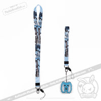 Load image into Gallery viewer, Plushie Dreadfuls Lanyard Strap Depression Keychain
