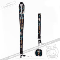 Load image into Gallery viewer, Plushie Dreadfuls Lanyard Strap Dissociation Keychain

