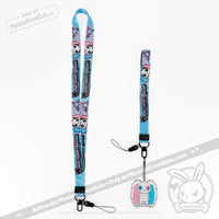 Load image into Gallery viewer, Plushie Dreadfuls Lanyard Strap Gender Dysphoria Keychain
